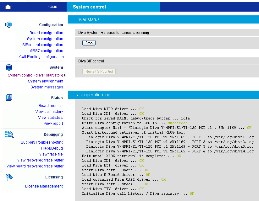 Dialogic hpet driver