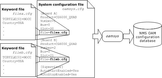 NaturalAccess OAM System Developer's Manual: Configuration file overview